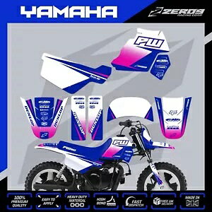 }n PW 50 OtBbN Lbg s[EB[ fJ[ ~j oCN XebJ[ FAZE u[/PNK YAMAHA PW 50 GRAPHICS KIT PEEWEE DECAL MINI BIKE STICKER FAZE BLU/PNK