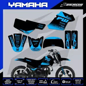 }n PW 50 OtBbNLbg s[EB[ fJ[ ~j oCN XebJ[ ubN BLK/BLU YAMAHA PW 50 GRAPHICS KIT PEEWEE DECAL MINI BIKE STICKER BLOK BLK/BLU