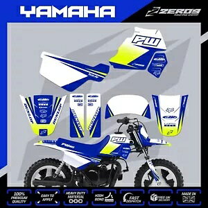 }n PW 50 OtBbN Lbg s[EB[ fJ[ ~j oCN XebJ[ FAZE u[/CG[ YAMAHA PW 50 GRAPHICS KIT PEEWEE DECAL MINI BIKE STICKER FAZE BLU/YEL