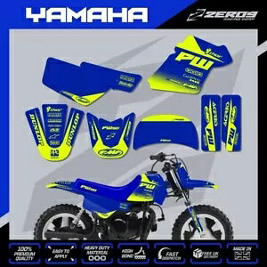 }n PW 50 OtBbNXLbg s[EB[ fJ[ ~j oCN XebJ[ ubN u[/CG[-F YAMAHA PW 50 GRAPHICS KIT PEEWEE DECAL MINI BIKE STICKER BLOK BLU/YEL-F