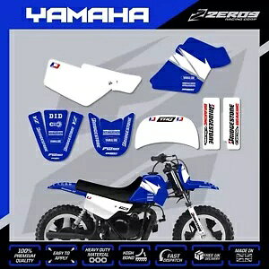 }n PW 50 OtBbN Lbg s[EB[ fJ[ ~j oCN XebJ[ [h u[ YAMAHA PW 50 GRAPHICS KIT PEEWEE DECAL MINI BIKE STICKER REED BLU