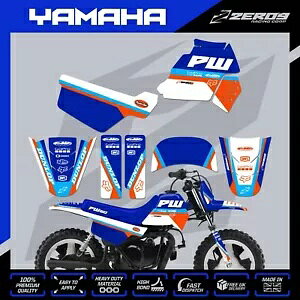 }n PW 50 OtBbNXLbg s[EB[ fJ[ ~j oCN XebJ[ G[X u[/ORG YAMAHA PW 50 GRAPHICS KIT PEEWEE DECAL MINI BIKE STICKER ACE BLU/ORG