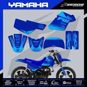 }n PW 50 OtBbN Lbg s[EB[ fJ[ ~j oCN XebJ[ ubN u[/u[ YAMAHA PW 50 GRAPHICS KIT PEEWEE DECAL MINI BIKE STICKER BLOK BLU/BLU