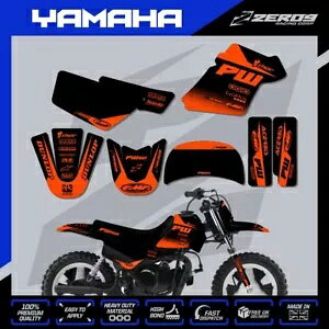 }n PW 50 OtBbNLbg s[EB[ fJ[ ~j oCN XebJ[ ubN BLK/ORG YAMAHA PW 50 GRAPHICS KIT PEEWEE DECAL MINI BIKE STICKER BLOK BLK/ORG
