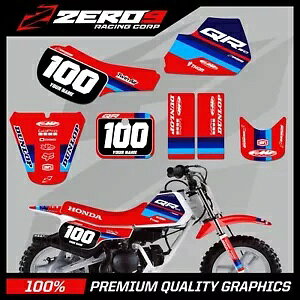 �z���_ QR 50 ���g�N���X�O���t�B�b�N�X MX �O���t�B�b�N�X�f�J�[���L�b�g FAZE ���b�h/�u���[ HONDA QR 50 MOTOCROSS GRAPHICS MX GRAPHICS DECALS KIT FAZE RED/BLU �y���s�A���i�z