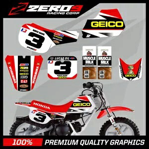 �z���_ QR50 ���g�N���X�O���t�B�b�N�X MX �O���t�B�b�N�X�L�b�g GEICO �t���L�b�g HONDA QR50 MOTOCROSS GRAPHICS MX GRAPHICS KIT GEICO FULL KIT �y���s�A���i�z