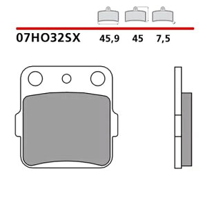 u{ Lbg pXeBG tm AgBz_ TRX FE FOURTRAX 420 07-11-CODB 07HO32SD BREMBO KIT PASTIGLIE FRENO ANT. HONDA TRX FE FOURTRAX 420 07-11-COD. 07HO32SD