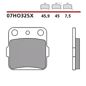u{ Lbg pXeBG tm AeI[ z_ TRX EX 300 93-08-CODB 07HO32SD BREMBO KIT PASTIGLIE FRENO ANTERIORE HONDA TRX EX 300 93-08-COD. 07HO32SD