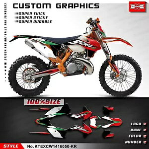 �_�[�g�o�C�N �t���r�j�[�� �J�X�^�� �f�J�[�� �O���t�B�b�N �L�b�g EXC XCW 2014 2015 2016�p Dirt Bike Full Vinyl Custom Decal Graphics Kit for EXC XCW 2014 2015 2016 �y���s�A���i�z