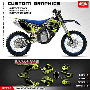 �I�[�g�o�C�O���t�B�b�N�r�j�[���X�e�b�J�[ Husaberg FX450 2009-2012 ���[�X�t�F�A�����O�p Motorcycle Graphics Vinyl Sticker for Husaberg FX450 2009-2012 Race Fairings �y���s�A���i�z