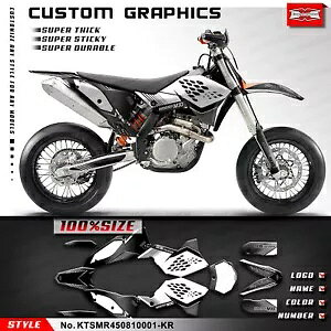 �_�[�g�o�C�N�t���J�X�^���X�e�b�J�[�f�J�[���O���t�B�b�N�L�b�g SMR 450 2008 2009 2010�p Dirt Bike Full Custom Stickers Decals Graphics Kit for SMR 450 2008 2009 2010 �y���s�A���i�z