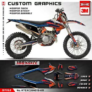 フルグラフィックデカール EXC XCW 150-500 2020-2023 / SX SXF XC 125-450 2019-2021用 Full Graphics Decal for EXC XCW 150-500 2020-2023 / SX SXF XC 125-450 2019-2021