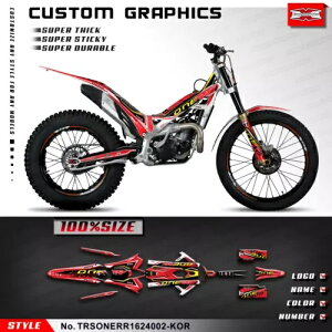 �g���C�A���o�C�N�t���f�J�[���O���t�B�b�N�L�b�g TRS TRRS ONE/ONE R/ONE RR/GOLD 2016-2024�p Trials Bike Full Decal Graphics Kit for TRS TRRS ONE/ONE R/ONE RR/GOLD 2016-2024 �y���s�A���i�z