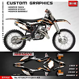 �_�[�g�o�C�N���S�h���X�e�b�J�[�O���t�B�b�N�L�b�g SX SXF XC XCF 2011 2012�p Dirt Bike Full Waterproof Sticker Graphics Kit for SX SXF XC XCF 2011 2012 �y���s�A���i�z