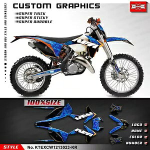 �o�C�N���S�h���f�J�[���O���t�B�b�N�L�b�g EXC XCW SX XC 2011 2012 2013�p Motorbike Full Waterproof Decal Graphics Kit for EXC XCW SX XC 2011 2012 2013 �y���s�A���i�z