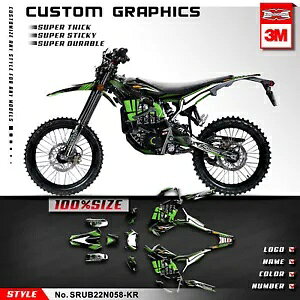 Sur-Ron Ultra Bee Surron �p Dirt eBike �t���J�X�^�� �X�e�b�J�[ �f�J�[�� �O���t�B�b�N �L�b�g Dirt eBike Full Custom Sticker Decal Graphics Kit for Sur-Ron Ultra Bee Surron �y���s�A���i�z