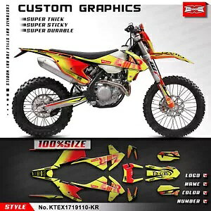 バイクグラフィックスデカールキット EXC XCW 2017 2018 2019 防水ステッカー Motorbike Graphics Decal Kit for EXC XCW 2017 2018 2019 Waterproof Sticker