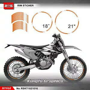 _[goCN  XebJ[ 21 x 18 C` MX Gf[ OtBbN XgCv rj[ e[v fR Dirt Bike Rim Sticker 21 x 18 Inch MX Enduro Graphics Stripes Vinyl Tape Deco