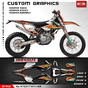 バイクグラフィックスデカールキット EXC XCW 2017 2018 2019 ビニールカスタムステッカー Motorbike Graphics Decal Kit for EXC XCW 2017 2018 2019 Vinyl Custom Sticker