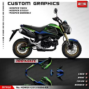 �|�P�b�g�o�C�N�S���X�e�b�J�[�ϋv���r�j�[���L�b�g Grom & MSX 125 2013-2016 DIY Pocket Bike Adhesive Sticker Durable Vinyl Kit for Grom & MSX 125 2013-2016 DIY �y���s�A���i�z