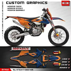 ���g�N���X�f�J�[���X�e�b�J�[�L�b�g EXC XCW 150 250 300 350 450 500 2017 2018 2019�p Motocross Decal Sticker Kit for EXC XCW 150 250 300 350 450 500 2017 2018 2019 �y���s�A���i�z