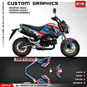 �|�P�b�g�o�C�N�X�e�b�J�[�Z�b�g���b�v�f�J�[���L�b�g Grom & MSX 125 2013-2016 �A�N�Z�T���[�p Pocket Bike Stickers Set Wrap Decal Kit for Grom & MSX 125 2013-2016 Accessory �y���s�A���i�z