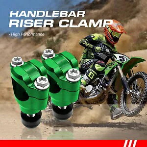 28mm nho[ CU[ Nv Lbg I[goCp lWa 12mm O[ 28mm Handlebar Risers Clamps Kit for Motorcycle Thread Diameter 12mm Green