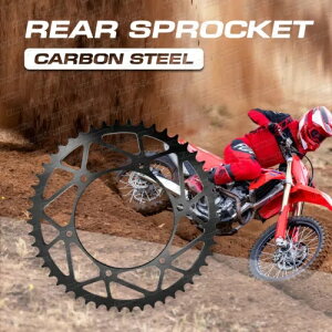 48T リアカーボンスチールスプロケット CRF250R/RX/F 450R/RX/L /CR125R モトクロス用 48T Rear Carbon Steel Sprocket for CRF250R/RX/F 450R/RX/L /CR125R Motocross