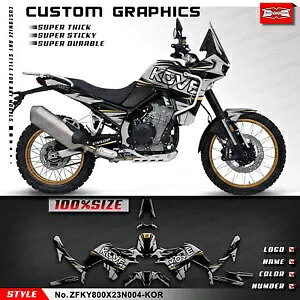�I�[�g�o�C�O���t�B�b�N�X�e�b�J�[�V�[�g KOVE 800X 2023 800 �����[ 2024 �����p Motorcycle Graphics Sticker Sheet for KOVE 800X 2023 800 Rally 2024 Decoration