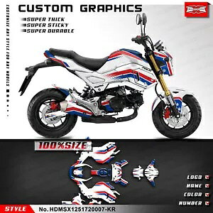 p[\iCYꂽOtBbNXebJ[V[g Grom & MSX 125 17 18 19 20 č\zLbgp Personalized Graphics Sticker Sheet for Grom & MSX 125 17 18 19 20 Rebuild Kit
