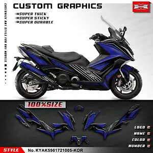 [VOOtBbNbvfUCLbg KYMCO AK550 2017 2018 2019 2020 2021p Racing Graphics Wrap Design Kit for KYMCO AK550 2017 2018 2019 2020 2021