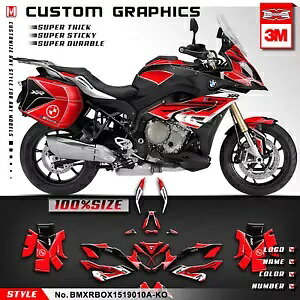 �o�C�N�O���t�B�b�N�J�X�^���f�R�L�b�g BMW S1000XR 2015 2016 2017 2018 2019 ���b�h Motorbike Graphics Custom Deco Kit for BMW S1000XR 2015 2016 2017 2018 2019 Red