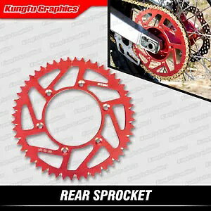 リアアルミスプロケット 52T CR CRF XR 125 150 230 250 500 450 650 R X レッド用 Rear Aluminum Sprocket 52T for CR CRF XR 125 150 230 250 500 450 650 R X Red