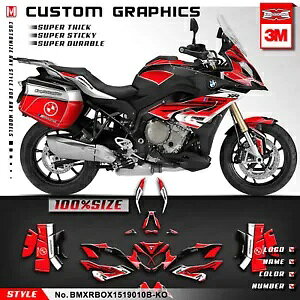 Motorrad �O���t�B�b�N�X �S���f�R�L�b�g BMW S1000XR 2015 2016 2017 2018 2019 ���b�h Motorrad Graphics Adhesive Deco Kit for BMW S1000XR 2015 2016 2017 2018 2019 Red