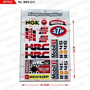 Racing HRC gNX XebJ[ _[g oCN fJ[ ATV  I[goC zC[ fR bh Racing HRC Motocross Stickers Dirt Bike Decal ATV Car Motorcycle Wheel Deco Red