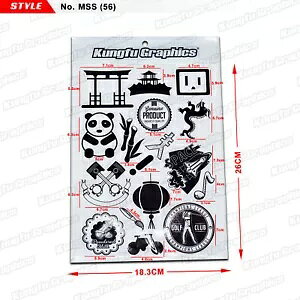 rj[ fJ[ XebJ[ V[g MX oCN gNX OtBbN fR MSS (56) Vinyl Decals Stickers Sheet for MX Bike Motocross Graphic Deco MSS(56)