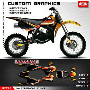 ���[�V���O�O���t�B�b�N�I�[�g�o�C�X�e�b�J�[�X�Y�L RM 80 RM80 2000 2001 �č\�z Racing Graphics Motorcycle Stickers for Suzuki RM 80 RM80 2000 2001 Rebuild �y���s�A���i�z