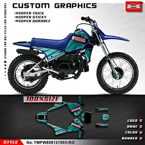 sbgoCNhĂ~߃rj[JX^XebJ[fJ[OtBbNX}n PW80 Pit Bike Waterproof Sunproof Vinyl Custom Sticker Decal Graphics for Yamaha PW80