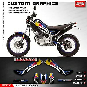 ���}�n Tricker 250 XG250 Tricker XG250 �p�I�[�g�o�C�O���t�B�b�N�X���b�v�f�U�C���L�b�g Motorcycle Graphics Wrap Design Kit for Yamaha Tricker 250 XG250 Tricker XG250 �y���s�A���i�z