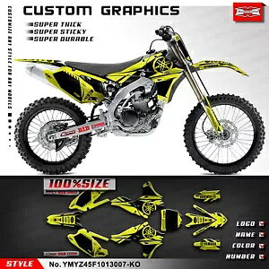 �_�[�g�o�C�N �t���r�j�[�� �O���t�B�b�N �f�J�[���L�b�g ���}�n YZ450F 2010 2011 2012 2013�p Dirt Bike Full Vinyl Graphics Decal Kit for Yamaha YZ450F 2010 2011 2012 2013 �y���s�A���i�z