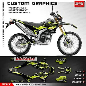 �I�[�g�o�C�X�e�b�J�[���b�v�f�U�C�����}�n WR250R WR250X 2008 ���� 2020 Motorcycle Stickers Wrap Design for Yamaha WR250R WR250X 2008 to 2020
