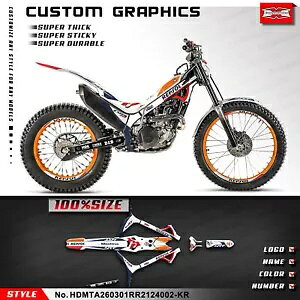 gCAoCN XebJ[ fJ[ OtBbNX ebT R^ 4RT 260R 301RR 2021-2024p Trials bike Sticker Decal Graphics for Montesa Cota 4RT 260R 301RR 2021-2024