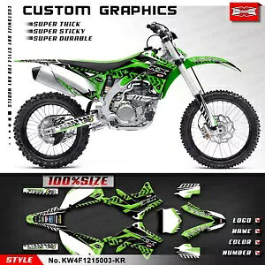 I[goCfJ[rj[bv KXF450 KX450F 2012 2013 2014 2015 ANZT[ Motorcycle Decals Vinyl Wrap for KXF450 KX450F 2012 2013 2014 2015 Accessory