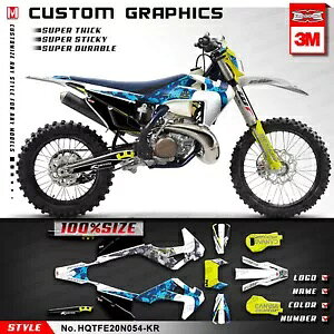 �t���O���t�B�b�N�X MX �G���f���[�� �X�e�b�J�[�L�b�g TE FE TC FC 150 250 300 350 450 501 2020�p Full Graphics MX Enduro Sticker Kit for TE FE TC FC 150 250 300 350 450 501 2020 �y���s�A���i�z