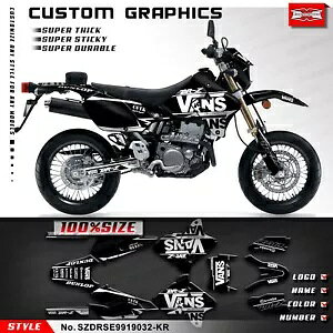 [VOOtBbNX fRbvXebJ[Lbg XYL DRZ400 SM DRZ400SM DRZ400Ep Racing Graphics Deco Wrap Sticker Kit for Suzuki DRZ400 SM DRZ400SM DRZ400E