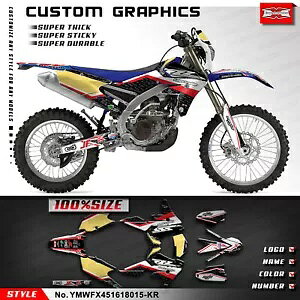 �_�[�g�o�C�N �t���X�e�b�J�[ �O���t�B�b�N�L�b�g ���}�n WR450F YZ450FX 2016 2017 2018�p Dirt Bike Full Stickers Graphics Kit for Yamaha WR450F YZ450FX 2016 2017 2018 �y���s�A���i�z