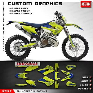 �J�X�^���I�[�g�o�C�O���t�B�b�N���b�v�X�e�b�J�[ TE FE TC FC 125-501 2014 2015 2016 Custom Motorcycle Graphics Wrap Sticker for TE FE TC FC 125-501 2014 2015 2016 �y���s�A���i�z