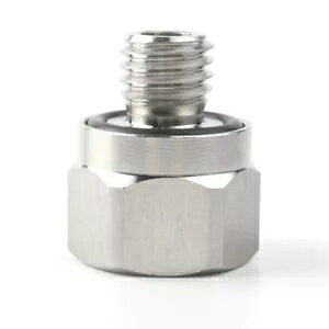 Vo[ 12mm-1.75 lWTCY IC h ou A_v^[ Silver 12mm-1.75 Thread Size Oil Drain Valve Adapter