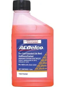 AC�f���R Dex-Cool 1L ���b�h�s���t��p�� (19375292) AC Delco Dex-Cool 1L Red Antifreeze Coolant (19375292)