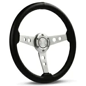 SAAS XeAO zC[ PVC 350mm ADR g ubV X|[N SAAS Steering Wheel PVC 350mm ADR Retro Brushed Spoke
